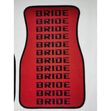 Custom Universal Bride style Floor Mats Red