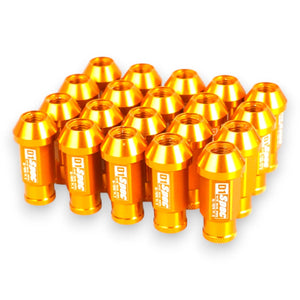 D1 Spec Universal Racing Wheel Lug Nuts Aluminum (Gold)