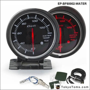 DEFI Bf STYLE 60mm  Water Temp Temperature Gauge - Tokyo Tom's