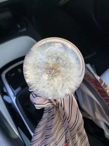 Dandelion Crystal Bubble Shift Gear Knob