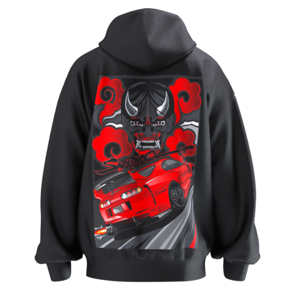 Toyota Supra Mk4 Devil - Unisex Hoodie - Car Enthusiast - Drifting Drag JDM