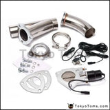 2.5" Electric Cutout/E-Cut Out Valve System W/O Switch For Exhaust Catback/Downpipe For BMW E60 - Tokyo Tom's