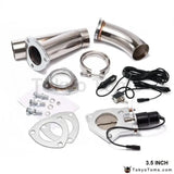 3.5" Electric Cutout/E-Cut Out Valve System W/O Switch For Exhaust Catback/Downpipe For BMW E90 - Tokyo Tom's