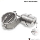 Boost Activated Exhaust Cutout / Dump 63mm Open Style Pressure: About 1 Bar For BMW E60 - Tokyo Tom's