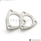 Td06 Turbine Inlet And Outlet Triangle 3 Bolt Fit For Turbo / Dump Pipe Steel Flange T67 25G 20G - Tokyo Tom's