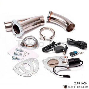 Electric Exhaust Dumps Cutout Stainless Steel Cutouts 2.75 Inch Inch+Piping+Switch For BMW E30 325I 318I M3 - Tokyo Tom's