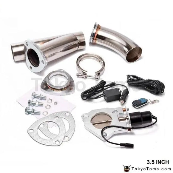 Electric Exhaust Dumps Cutout Stainless Steel Cutouts 3.5 Inch+Piping+Switch For BMW 520I F10 - Tokyo Tom's