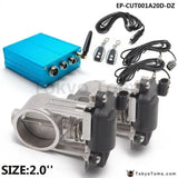 Exhaust Control Valve Dual Set W Remote Cutout Control For 2.5" 63mm Pipe 2 Sets - Tokyo Tom's