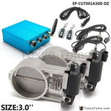 Exhaust Control Valve Dual Set W Remote Cutout Control For 2.5" 63mm Pipe 2 Sets - Tokyo Tom's