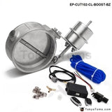 Exhaust Control Valve With Boost Actuator Cutout 102mm Pipe Close With Wireless Remote Controller Set - Tokyo Tom's