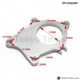 T04E T3/T4 430 5-Bolt Turbo Outlet Dump Pipe Mild Steel Flange/ Exhaust Housing Outlet Flange - Tokyo Tom's