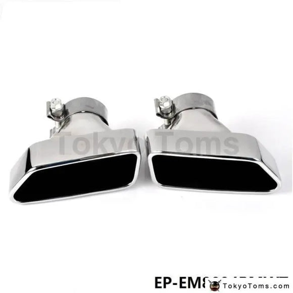 Chrome 304 Stainless Steel Exhaust Muffler Tip For BMW 13-14 5-Class F18/F10 - Tokyo Tom's