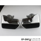 Chrome 304 Stainless Steel Exhaust Muffler Tip For BMW 13-14 5-Class F18/F10 - Tokyo Tom's