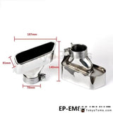 Chrome 304 Stainless Steel Exhaust Muffler Tip For BMW 13-14 5-Class F18/F10 - Tokyo Tom's