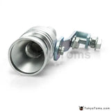 Universal Sliver Turbo Sound Exhaust Muffler Pipe Whistle/Fake Blow-Off Bov Simulator Whistler Size Xl - Tokyo Tom's