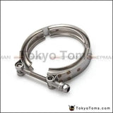 2.75" Self Aligning Male/Female V-Band Vband Clamp Stainless Steel Flange Kit - Tokyo Tom's