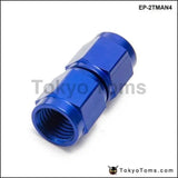 10Pcs/Set Blue 2-Side Female Swivel Hose End Fuel/Fluid 4An Fitting Adapter Universal