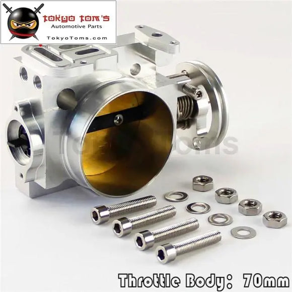 For 02-05 Impreza WRZ STI Ej20 Ej25 Bolt On 70mm Throttle Body Gdb Gda Turbo