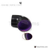 Black & Purple 4.00" 102Mm 90 Degree Elbow Silicone Hose Pipe Turbo Intake For Audi Tt/S3/For Seat - Tokyo Tom's