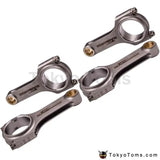 Forged Connecting Rod Rods for Fiat Punto GT 1.4 1.6 Turbo Con Rod 128.5mm 800HP 4340 EN24 H Beam Crank Screws Floating TUV