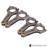 Forged Connecting Rod Rods for Honda Civic CRX D16 D16A D16Y7 D16Y8 D16Z6 D Series Conrod 4340 Floating Cranks Cranksshaft TUV