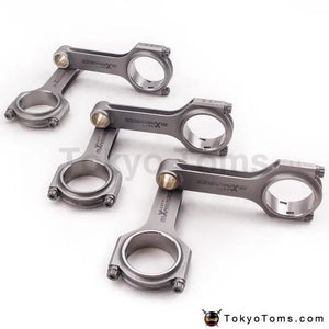 Forged Connecting Rods Conrods for Nissan Skyline GTS R31 Patrol RB30 RB30DET 152.5mm SAE 4340  EN24 Balanced Floating