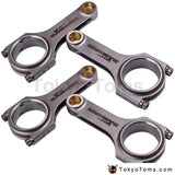 Forged Conrods Connecting piston Rod For Subaru Impreza Forester Legacy EJ20 EJ22 EJ25 130.5mm 800HP H-Beam car accessories