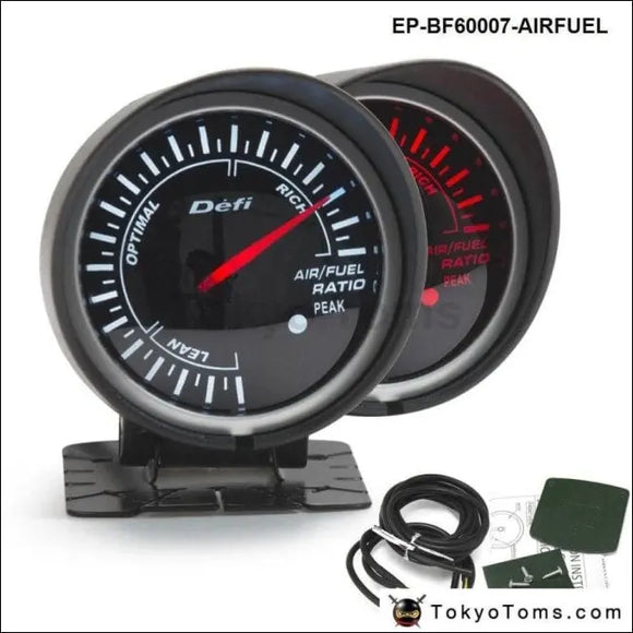 DEFI Bf STYLE 60mmLed Air/Fuel Ratio Gauge - Tokyo Tom's