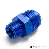 10PCS/LOT Blue Male Blued Anodized Aluminum Union Adapter Fittings For All Oil coole / Fuel Tank AN12-01M2015