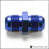 10PCS/LOT Blue AN8-AN8 Male Blued Anodized Aluminum Union Adapter Fittings For All Oil coole / Fuel Tank AN8-AN8