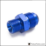 10PCS/LOT Aluminum Straight Fuel Fittings Adaptor Male Blue Thread For All Oil coole / Fuel Tank Line AN10-01M1815