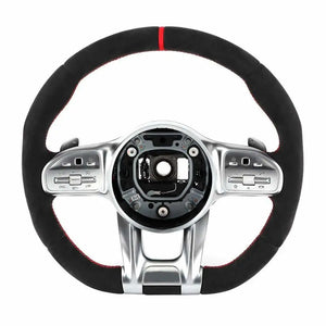 Full Suede Steering Wheel Assembly Fits for Mercedes-Benz A/B/C/E/S/G/GLC/GLE Class C63