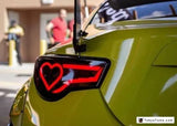 GT86 FRS BRZ - Custom Dancing Heart Tail Lights - Includes Donor Lights