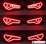 GT86 FRS BRZ - Custom Dancing Heart Tail Lights - Includes Donor Lights