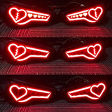 GT86 FRS BRZ - Custom Dancing Heart Tail Lights - Includes Donor Lights