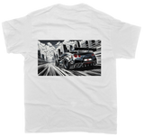 GTR B-W Comic T-Shirt - Unisex - Car Enthusiast - Drifting Drag JDM