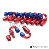 10PCS/LOT Universal AN6 180 Degree Aluminum Oil/Fuel/Air/Gas Line Hose End Fittings AN6-180A