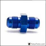 10PCS/LOT Blue 6AN AN6 Flare Union Aluminum Fitting Hose End Connector Fitting Adapter For Oil Cooler/Gauge AN6-AN6