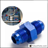 10PCS/LOT Blue 6AN AN6 Flare Union Aluminum Fitting Hose End Connector Fitting Adapter For Oil Cooler/Gauge AN6-AN6