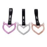 Glittered Devil Heart Tsurikawa Black Straps