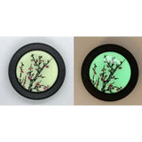 Glow In the Dark Cherry Blossom Horn Button