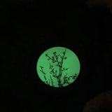 Glow In the Dark Cherry Blossom Horn Button