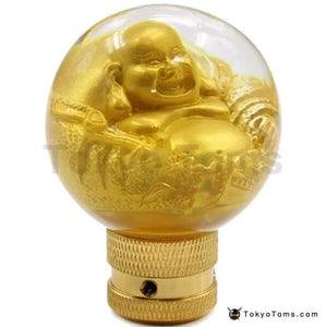 Gold Buddha Gear Shift Knob Universal