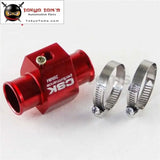 26mm 1.10" Water Temp Gauge Radiator Sensor Adaptor Attachment Aluminum Red / Blue / Siver / Gold