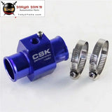 28mm 1.11" Water Temp Temperature Gauge Radiator Sensor Adaptor Attachment Aluminum Red / Blue / Siver / Gold