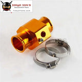 28mm 1.11" Water Temp Temperature Gauge Radiator Sensor Adaptor Attachment Aluminum Red / Blue / Siver / Gold