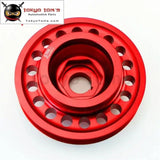 High Performance Racing Light-Weight Aluminum Crankshaft Pulley Fits For 93-01 Honda Prelude H22 Vtec Red/Purple/Gray