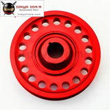 High Performance Racing Light-Weight Aluminum Crankshaft Pulley Fits For 93-01 Honda Prelude H22 Vtec Red/Purple/Gray