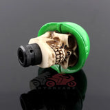 Green Helmet Skull Gear Shifter