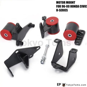 For 1996-2000 EK HONDA CIVIC H22/H23 H-SERIES ENGINE SWAP CONVERSION MOTOR MOUNTS EP13MM96HD5H - Tokyo Tom's